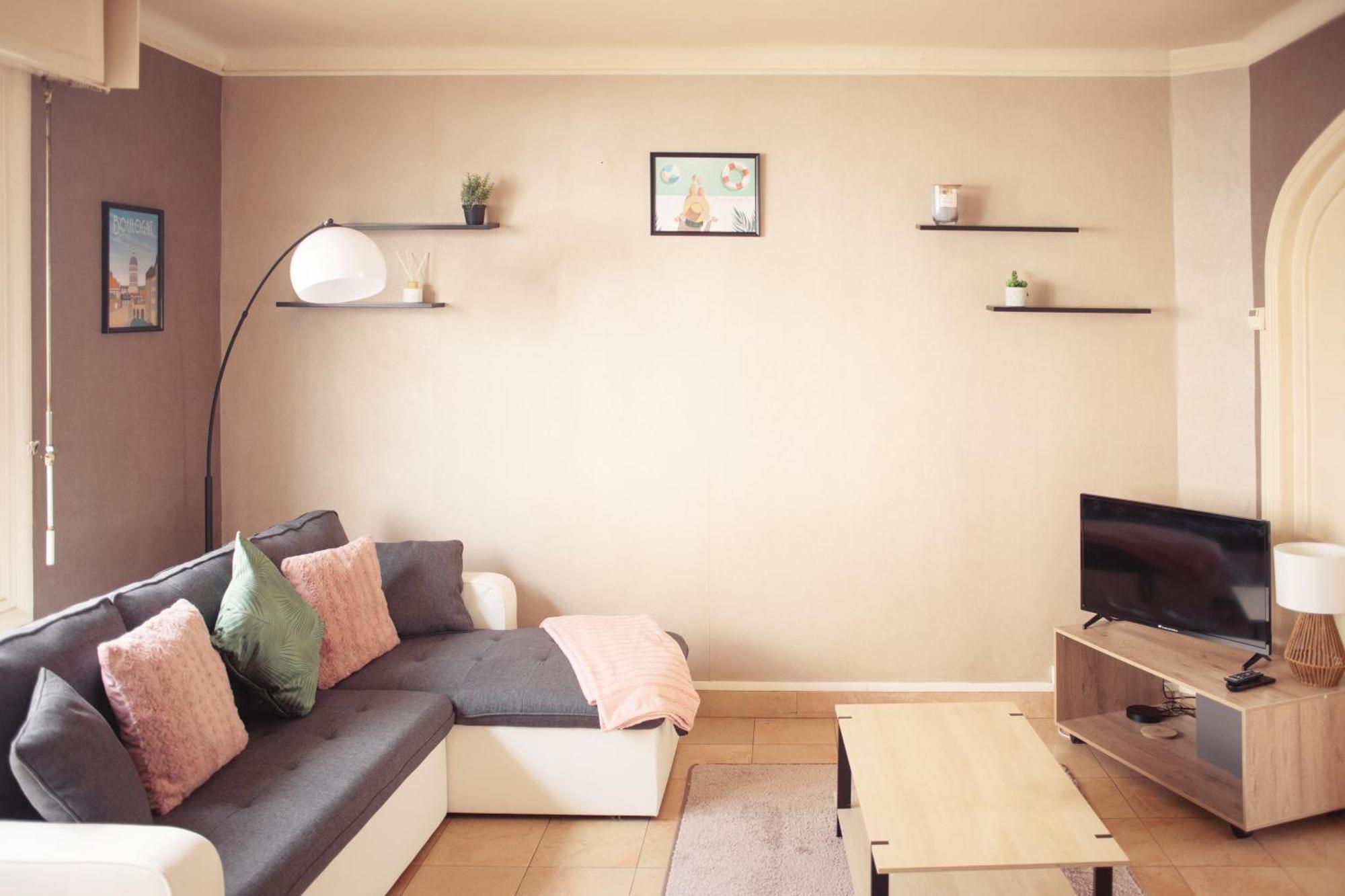 Spa , Jardin 250M2 Et Appartement Cosy De 60 M2 Au Centre Boulogne-sur-Mer Ngoại thất bức ảnh